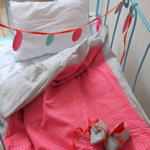 Taie + Housse de couette bébé Mikko, 70 x 120 cm